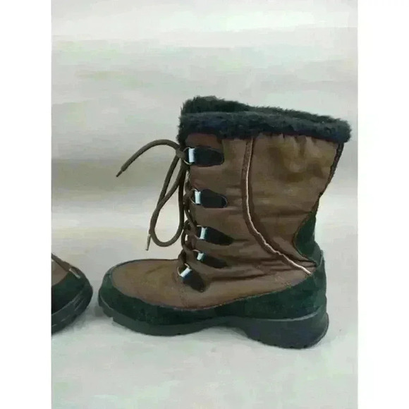 KAMIK Brooklyn Boots Women's US 7 Brown Lace Up Waterproof Fleece Lined Snow - Picture 6 of 12